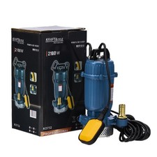 Schmutzwasserpumpe 1600W Tauchpumpe Fäkalienpumpe Bau Abwasserpumpe Gartenpumpe