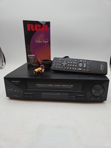 Sharp h810u vhs vcr video - vhs,