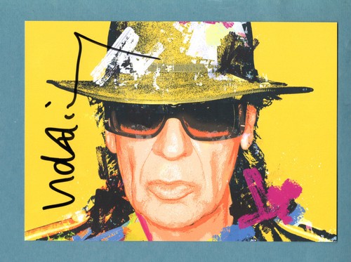 Udo lindenberg autogrammkarte - udo,