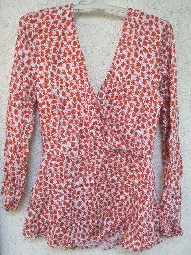 Moderne bluse wickeloptik - bluse,