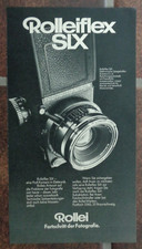 Rollei Rolleiflex SLX Kamera Werbung bzw Reklame, Fotografie
