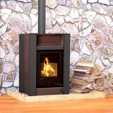 Aquaflam Vario Lend Kaminofen Braun 11 kW Holzofen Holzkamin Ofen Kamin