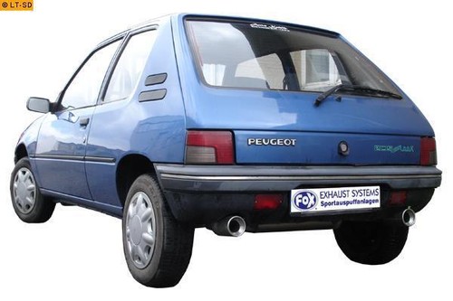 Fox duplex sportauspuff - fox, quer