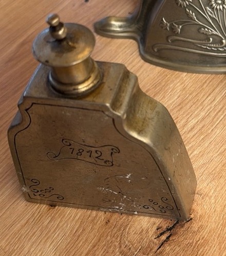 Alte zinn schraubflasche - alte, zinn-schraubflasche