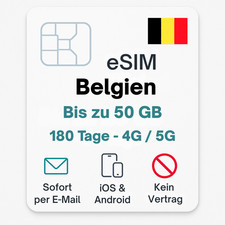 Belgien eSIM Datentarif