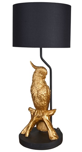 Tischlampe papagei gold - papagei, –