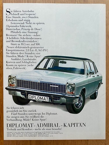 Opel diplomat admiral oldtimer - diplomat,