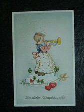 Alte AK , Mädchen mit