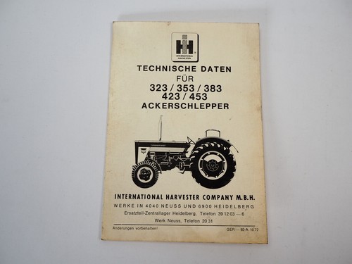 Ihc cormick 323 - ihc, 383