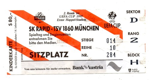 Ticket rapid wien tsv - rapid,
