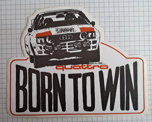 Original aufkleber audi - original,