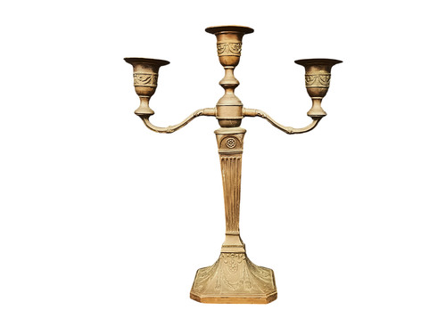 Antiker bronze kerzenhalter - antiker,