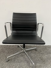 1 x Vitra EA 108 Eames Konferenzstuhl Besucherstuhl Stuhl Leder inkl. 19% MwSt