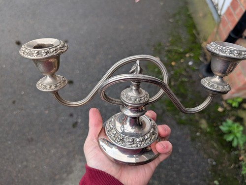 Paar alte versilberte ianthe - paar,