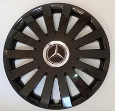 4 Radkappen Radzierblenden fur Mercedes A B C E GLA  447  W202 17" SCHWARZ