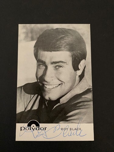 Roy black autogramm karte - autogramm, karte 
