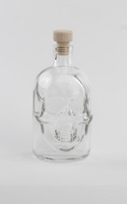 Glas flasche pirat totenkopf - flasche,