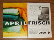Seltene Werbung ACER AcerNote Nuovo Laptop Portable Computer 1997