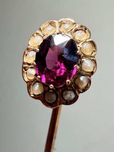 Rubin krawattennadel 585 - rubin,