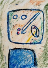 Portrait abstrakte moderne - -,