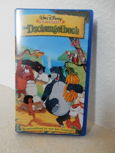 Das dschungelbuch vhs - dschungelbuch, vhs-kassette