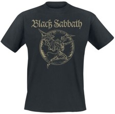 Black Sabbath T-Shirt Herren Demon Fire Circle schwarz Band-Merch, Bands