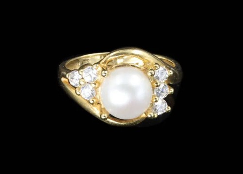 333 gold ring mit - gold,