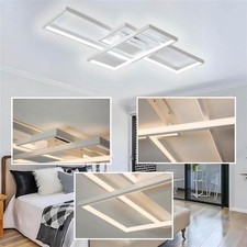 LED-Deckenleuchte, Wohnzimmer, dimmbar, Deckenleuchte, moderne rechteckige,