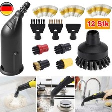 Für KARCHER Bürsten Düse Ersatz Dampfreiniger Düse Ersatzteile Rundbürste 12Stk