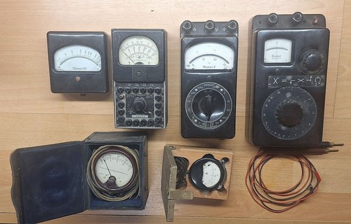 Verschiedene alte messgeräte - verschiedene,