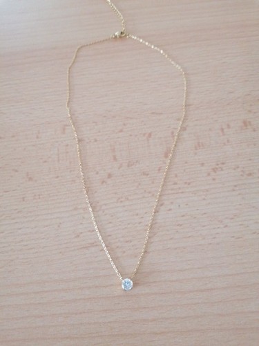 Kette mit zirkonia - kette,