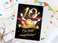 Einladungskarten zum 10