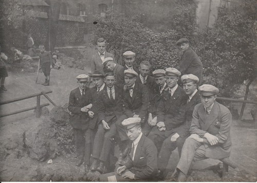 Vintage foto studenten - vintage,