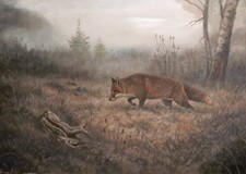 Jagdgemälde "SCHNÜRENDER