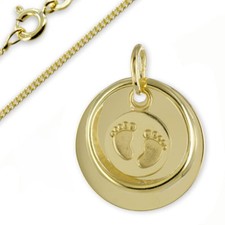 Taufkette Gravur Platte