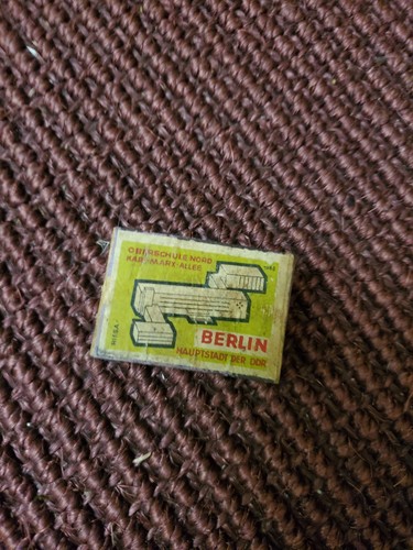 Streichholzschachtel berlin - streichholzschachtel,