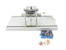 Brawa H0 1162 el. Containerkran Terminal + Ladestraße & Steuergerät / teildefekt