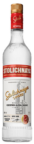 Stolichnaya vodka - (26,50€/l),