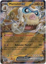 Pokémon Mamutel ex Double Rare Reisegefährten JTG 079/159 NM Deutsch