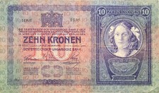 Österreich-Ungarn - Austria - BANKNOTE - 10 Kronen Tiz Korona 1904