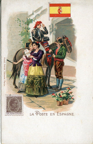 Post spanien postbote - postbote, pferd