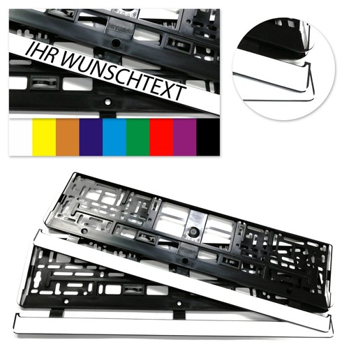 Kennzeichenhalter weiß - kennzeichenhalter,