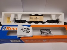 Roco H0 47740 Tiefladewagen mit Trafo Krauss Maffei der DB in OVP 