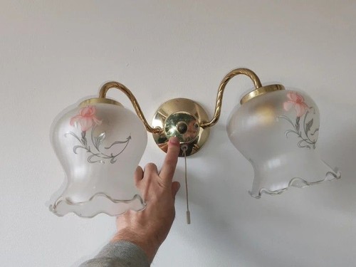 Vintage wandleuchter - vintage,
