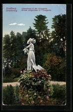 AK Strassburg, Gänseliesel in der Orangerie 1913 