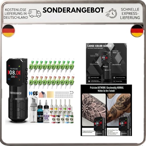 Kabelloses tattoo set - kabelloses,