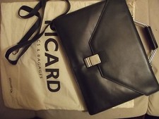 Edle Picard Aktentasche dunkelgrün, neu, 38x27x7 cm, abnehmbarer Träger, top