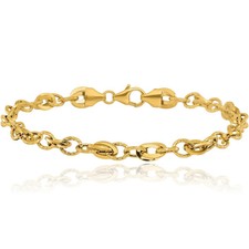 14K Solid Yellow Gold Link