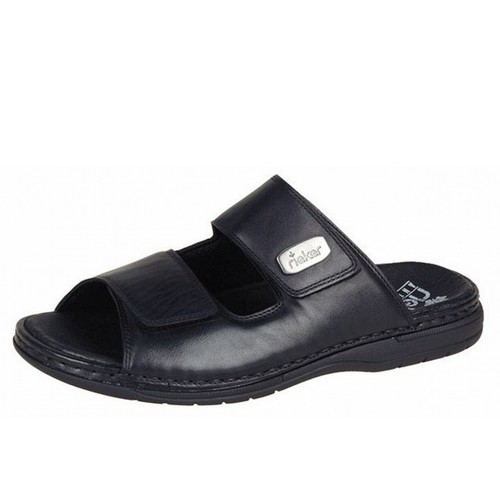 Rieker pantolette schwarz - rieker,