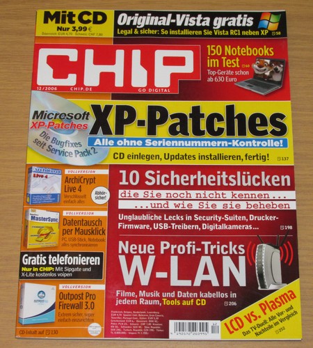 Chip magazin 2006 mit cd - chip, 2006,